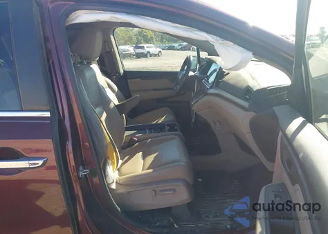 2018 Honda Odyssey Touring from USA, damaged, VIN 5FNRL6H83JB010245